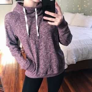 Purple Speckled Comfy Hoodie